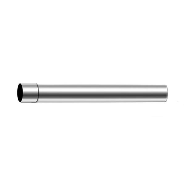 Eigraketly Chimenea de escape multifuncional plateada con tubo de conducto Flexible para extractor conveniente Kits de desorden para acampar 6*50 chimenea