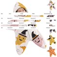 thumbnail image 3 of Mini Halloween Costumes Starfish Onesie, Fleece Romper Halloween Costumes, Adorable Starfish Outfit, Fleece Hooded Romper for First Halloween Photos, 3 of 5