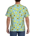 thumbnail image 3 of Bixox Men's Avocado and Hearts Printed Short Sleeve Skinny Athletic T-Shirt, 3 of 6