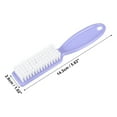 thumbnail image 2 of Unique Bargains 4 Pcs Fingernail Cleaner Nail Brush Fingernail Cleaning Tools with Plastic Handle Light Purple, 2 of 8