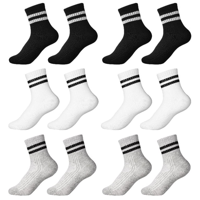 Armscye Kids Cotton Crew Socks 6-Pack Striped photo 1