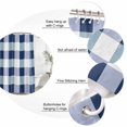 thumbnail image 6 of Navy Blue Plaid Waterproof Fabric Shower Curtain,Spring Farmhouse Buffalo Checkered Waterproof Fabric Shower Curtain for Bathroom Curtains Bathtubs Hotel Shower Curtains with 12 Hooks Standard 66x72, 6 of 8