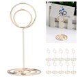 thumbnail image 3 of Support de Carte, Support de Photo Base Ronde Galvanoplastie Processus Durable Portable pour les Mariages pour les Bureaux pour la Maison, 3 of 8