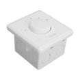 thumbnail image 4 of Perilla de control de volumen 30W 4 posiciones Montaje en pared Control de volumen Perilla giratoria Controlador de volumen para altavoces de voltaje constante Blanco, 4 of 9