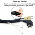 thumbnail image 2 of Black Braided Cable Management Sleeves Wire Loom Tubing Cord Protector Self-Wrapping, 2 of 7