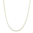 thumbnail image 1 of Real 14kt Yellow Gold 1.4mm Octagonal Snake Chain; 24 inch; Lobster Clasp; for Adults and Teens; for Women and Men, 1 of 5
