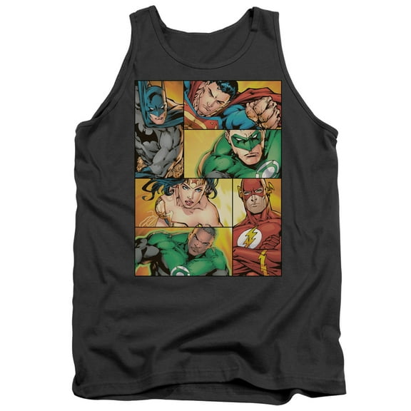 Jla - Hero Boxes - Tank Top - Large