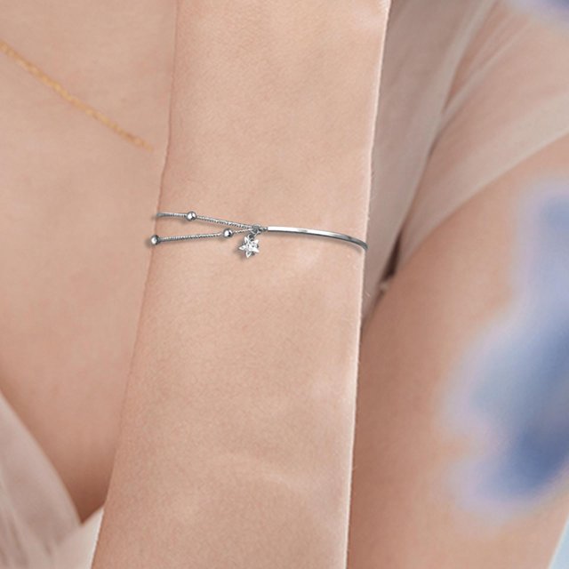 Pulsera de mujer,Pulsera sencilla de eslabones de cadena fina para mujer.,Pulsera con dijes,brazalete,cadena de mano,joyería Regalo Moda Brazalete pulsera pulsera,Pulsera amante esposa