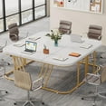 Tribesigns Large Square Dining Table, Kitchen Table for 810 People