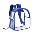 thumbnail image 2 of lionlar Clear Backpack Waterproof Transparent PVC Backpack for Events Travel College Blue, 2 of 9