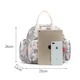 thumbnail image 3 of Bolsa de pañales para mamá, bolsas de maternidad para cosas de bebé, Mochila pequeña para cambiar pañales para mamás, bolsa de viaje para mujeres, organizador de cochecito, 3 of 4