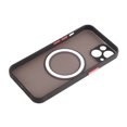 thumbnail image 4 of Funda magnética para iPhone con tacto de piel y carga inalámbrica, funda protectora para teléfono, todo incluido, a prueba de caídas, color negro, para iPhone 13, 4 of 15
