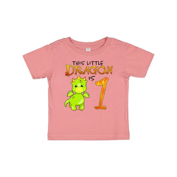 Inktastic Dragon 1st Birthday- turning one Boys or Girls Baby T-Shirt