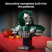 LEGO Marvel Doctor Doom Bust - Building Set for Adults, Ages 18+ Marvel Avengers Model Kit - Bedroom, Shelf or Home Office Decor for Men & Women - Gift for Super Hero Fans - 76345