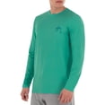thumbnail image 2 of Men's Slam Split Sun Protection Green Top (L), 2 of 6