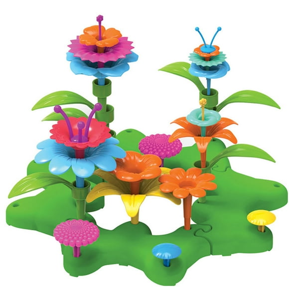 Flower Garden Building Toys Set Educational DIY Gardening Arts and Crafts Green Toys