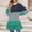 (Fashion 1)Navy, variant on Women's Winter Gradient Long Sweatshirt Ruffle Hem Patchwork Tunic Tops Soft Loose Long Sleeve Pullover Tops