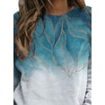 thumbnail image 3 of FASHIONWT Women Trendy Activewear Tops Long Sleeve Round Neck Print Sweatshirt, 3 of 4