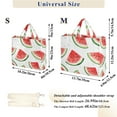 thumbnail image 2 of FORMRS Womens Corduroy Tote Bag Crossbody Shoulder Handbag with Pocket, Red Watermelon, 2 of 7