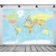 thumbnail image 2 of Fondo de mapa del mundo La aventura comienza Viajes Niños Baby Shower Decoraciones para fiestas Fondos de mapas Aventura alrededor del mundo Cumpleaños Despedida de soltera Fotografía Fondo, 2 of 4