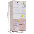 thumbnail image 3 of Miumaeov Storage Cabinet with 6 Drawers, Plastic Drawer Chest, Plastic Drawers Dresser, Closet Drawers Dresser Organizer for Clothes, Bedroom Furniture, Stackable Vertical Clothes Storage, 3 of 9
