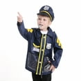 thumbnail image 4 of TOPTIE Police Costume for Kids, Role Play Dress-Up Set for 3 - 7 Years Old-Navy Blue-S, 4 of 7