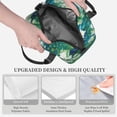thumbnail image 4 of Goofa Peacock And Flowers Pattern Lunch Bag ,Insulated Lunch Box, Small Leakproof Cooler Food Lunch Containers Reusable High Capacity Lunch Tote Bags, 4 of 8