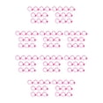 thumbnail image 2 of Naiovety Anillos fijos Sellado ligero Lazos para bolsas de pastelería Sin fugas Utensilios para hornear Utensilios de cocina Suministros para 10 piezas rosa 10Conjunto, 2 of 6
