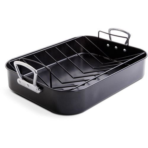 Disposable Aluminum Extra Deep Roaster Pans Set of 3 Durable Inc. 11.75 x 9.25 x 4.2 inches
