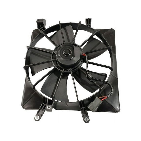 Radiator Fan Assembly - Compatible with 2001 - 2005 Honda Civic 1.7L 4-Cylinder 2002 2003 2004