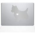 thumbnail image 1 of The Decal Guru I Love My Yorkshire Terrier Decal Vinyl Sticker, 13" MacBook Pro (2015 & Older Models), Silver, 1 of 1