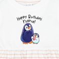 thumbnail image 4 of Inktastic Happy Birthday, Nana- Cute Penguins Girls Baby Dress, 4 of 5