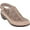 Natural/Warm Walnut Soft Calf Burnished, variant on Easy Spirit Womens Dawn Leather Slingback Flat Sandals Metallic 6.5 Wide (C,D,W)