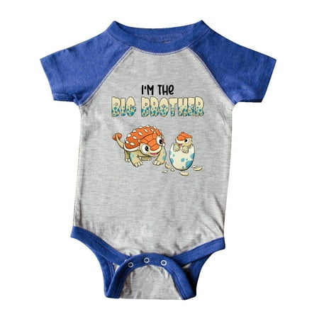 

Inktastic I m the Big Brother Ankylosaurus Bros Gift Baby Boy Bodysuit