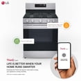 thumbnail image 2 of LG LRGL5821S 5.8 Cu.Ft. Freestanding Gas Range with EasyClean and WideView Window - Stainless Steel, 2 of 5