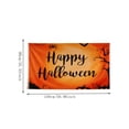 thumbnail image 3 of ShengapQ Halloween Decorative Flag, Pumpkin Flag, Outdoor Yard Decor, Spooky Seasonal Flag, Waterproof Polyester Flag with Grommets, Halloween Garden Decoration, 59×36in, 3 of 7