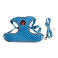 thumbnail image 2 of Arnés de Gato Chaleco Ajustable para Mascotas Pequeñas Ropa Ajustable y Suave Cuerda de para Pasear a Gato Azul l, 2 of 9