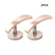 thumbnail image 3 of Bewildely 2 uds práctico gancho de Metal montado ganchos de amarre para cortina colgador de pared soporte de cortina Holdback hogar baño rojo Type2 NO2, 3 of 6
