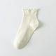 thumbnail image 1 of Nvzi 3 pares de calcetines de algodón para mujer, finos, suaves, cómodos, transpirables, por encima del tobillo, para negocios, informales (beige), 1 of 2
