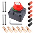 thumbnail image 1 of shiyou-1-2-Both-Off Battery Disconnect Switch, 12-48 V Battery Master Cut Shut Off Isolator Switch with Lugs (1-2-Both-Off Kit), 1 of 4
