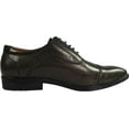 thumbnail image 3 of Via Farinella Mens Lace-Ups Oxford Adult Male Dress Shoes Grey 8, 3 of 6