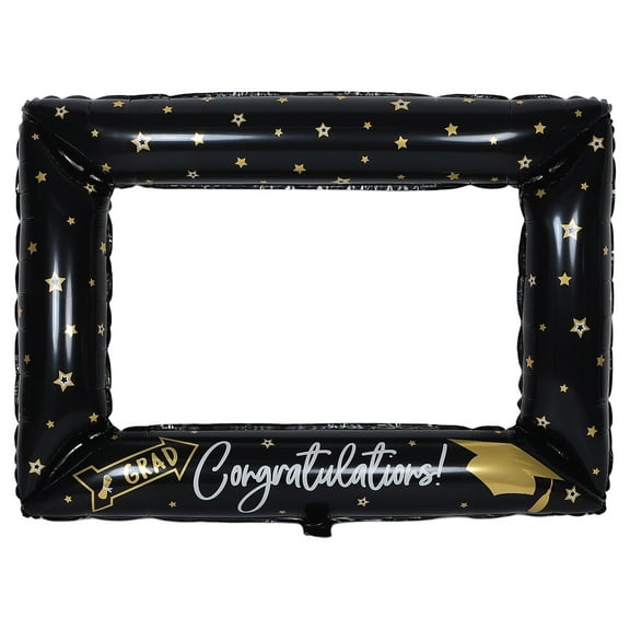 Worgeous Inflatable Graduation Photo Booth Frame Handheld Selfie Frame Graduation Party Decorations Diy Graduation Handheld Picture Frame