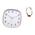 thumbnail image 1 of Reloj de pared digital vintage para comedor, hogar, granja, gimnasio, con soporte de hierro para botellas, organizador de metal, expositor y almacenam, 1 of 8