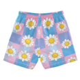 thumbnail image 7 of FORMRS Boys Swim Trunks Quick Dry Mesh Liner Boardshorts Sizes XS-XL, Playful Daisy, 7 of 7