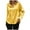 Yellow, variant on Satin Blouses for Women Casual Long Sleeve Button Down Silk Shirts Dressy Business Work Tunic Top