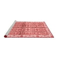 thumbnail image 2 of Ahgly Company Machine Washable Indoor Round Oriental Red Traditional Area Rugs, 8' Round, 2 of 4
