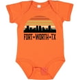 thumbnail image 3 of Inktastic Fort Worth Texas Skyline Retro Boys or Girls Baby Bodysuit, 3 of 5
