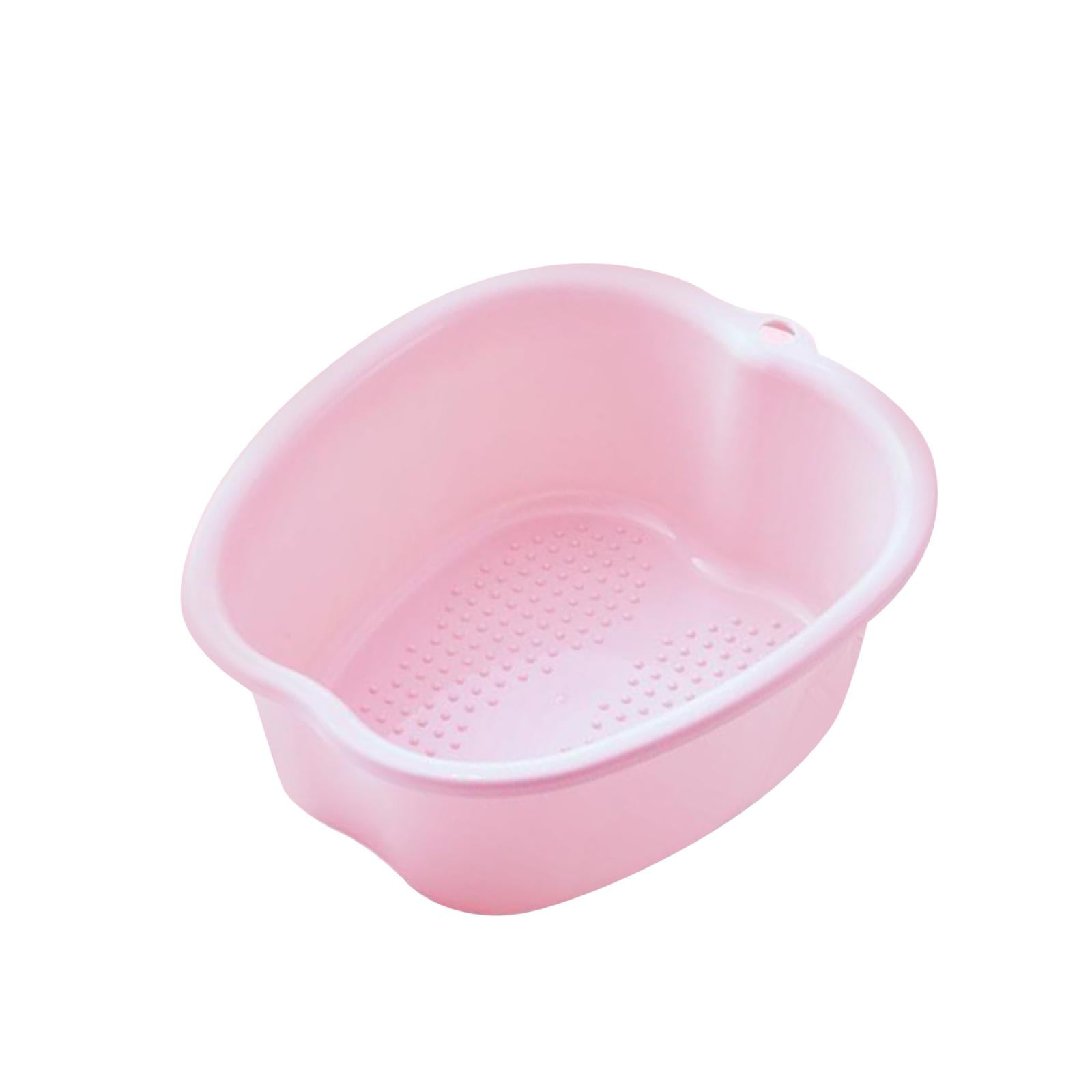 Foot Soaking Tub Large Size for Soaking Feet Sturdy Foot Bath Basin pink