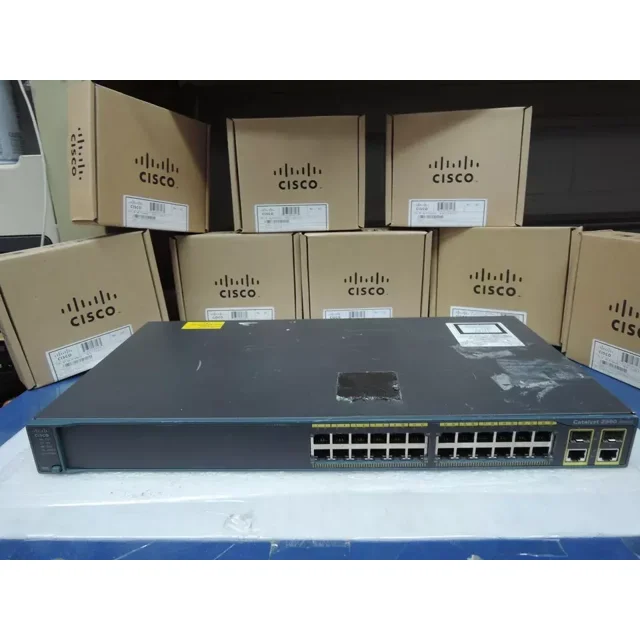 Used Cisco WS-C2960-24TC-L 24 port NON POE SWITCH.