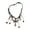 Red, variant on 7829 Stylish Clavicle Chain With Bohemian Fringe Design Alloy Eye Wing Pendant Necklace Adjustable Length Neckchain